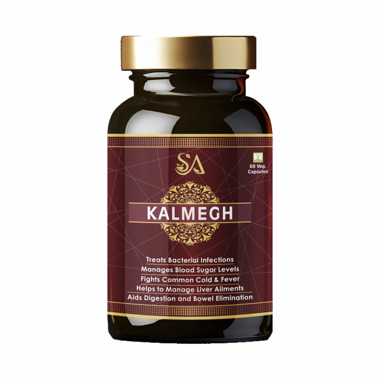 Kalmegh 60 Veg Capsules(An Ayurvedic Formula for Supporting Liver Function, Helps Protect Against Cold & Cough and Acts as an Immunity Booster, Maintains Overall Health & Well-being)