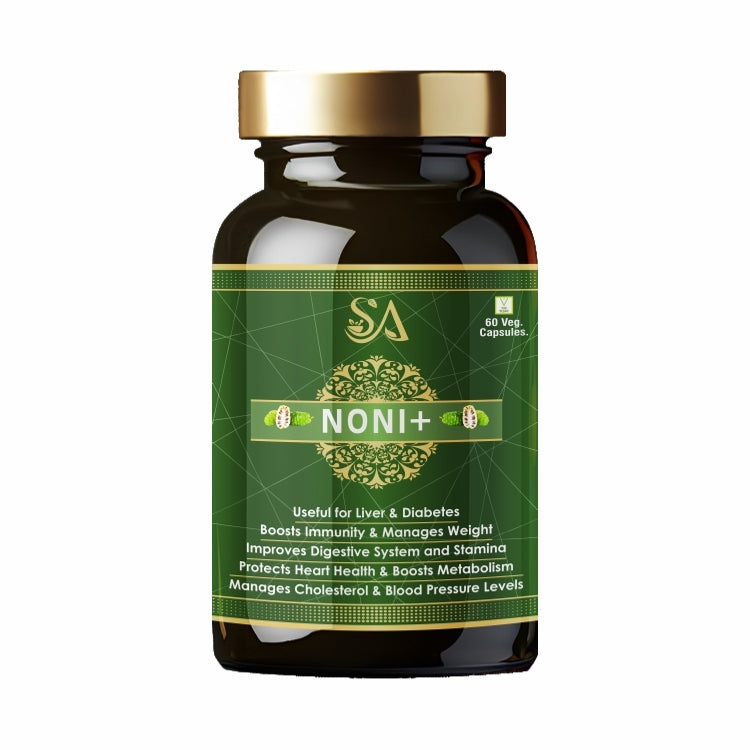 NONI+ Capsules – Ayurvedic Liver Care, Immunity & Diabetes Support (60 Veg Capsules) | Sire Ayurveda