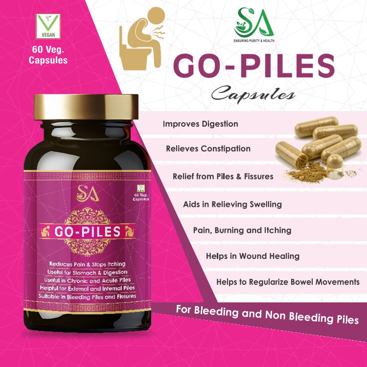 Go-PILES - 60 Capsules