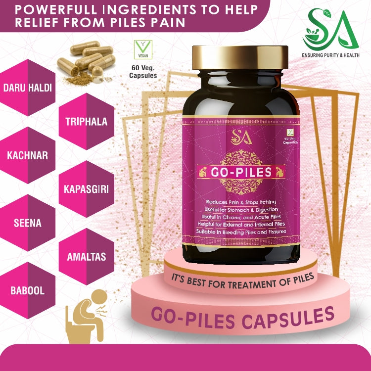 Go-PILES - 60 Capsules