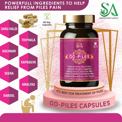 Go-PILES - 60 Capsules