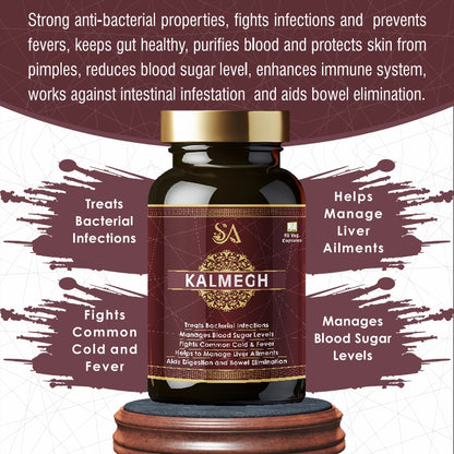 Kalmegh 60 Veg Capsules(An Ayurvedic Formula for Supporting Liver Function, Helps Protect Against Cold & Cough and Acts as an Immunity Booster, Maintains Overall Health & Well-being)
