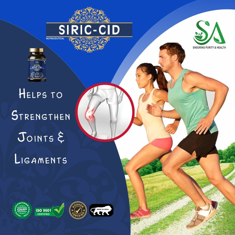 Sire Ayurveda SIRIC-CID(Stabilize uric acid level, Rejuvenates joints, Alleviates joint pains, No Side Effect, Ayurvedic For Healthy and Long Life)