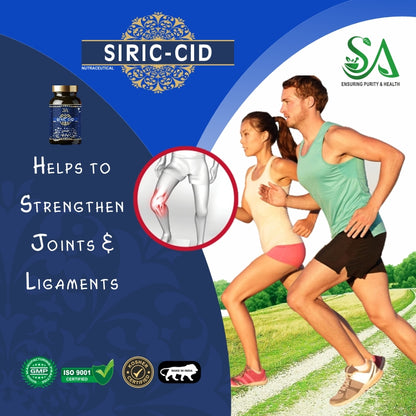 Sire Ayurveda SIRIC-CID(Stabilize uric acid level, Rejuvenates joints, Alleviates joint pains, No Side Effect, Ayurvedic For Healthy and Long Life)