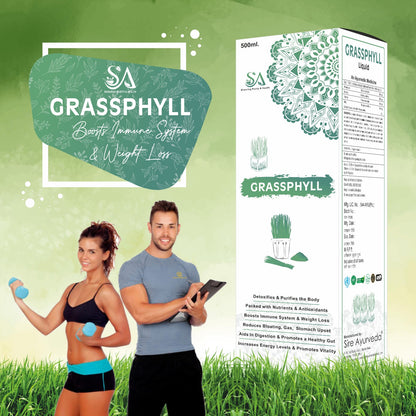 GRASSPHYLL(Effective Weight Management, Natural Detoxification, Anti-Inflammation & Energy Supplement For Men & Women)