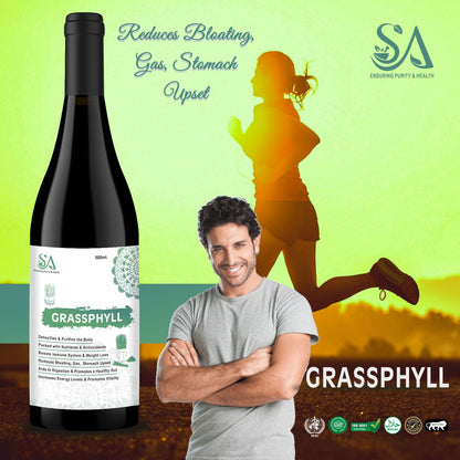 GRASSPHYLL(Effective Weight Management, Natural Detoxification, Anti-Inflammation & Energy Supplement For Men & Women)