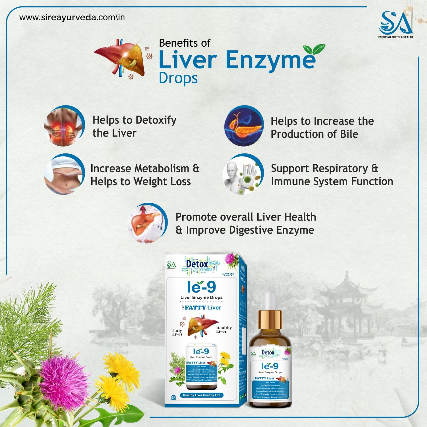 le-9 Liver Enzyme Drops – Detox Naturally, Live Healthier