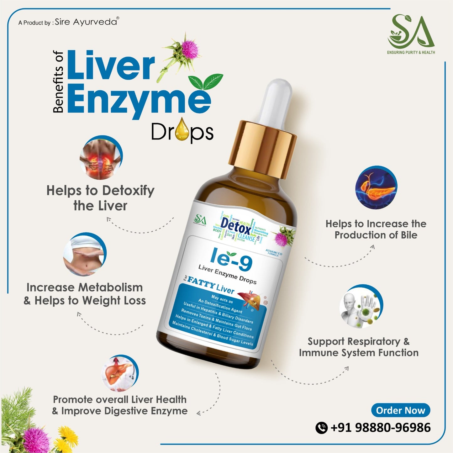 le-9 Liver Enzyme Drops – Detox Naturally, Live Healthier