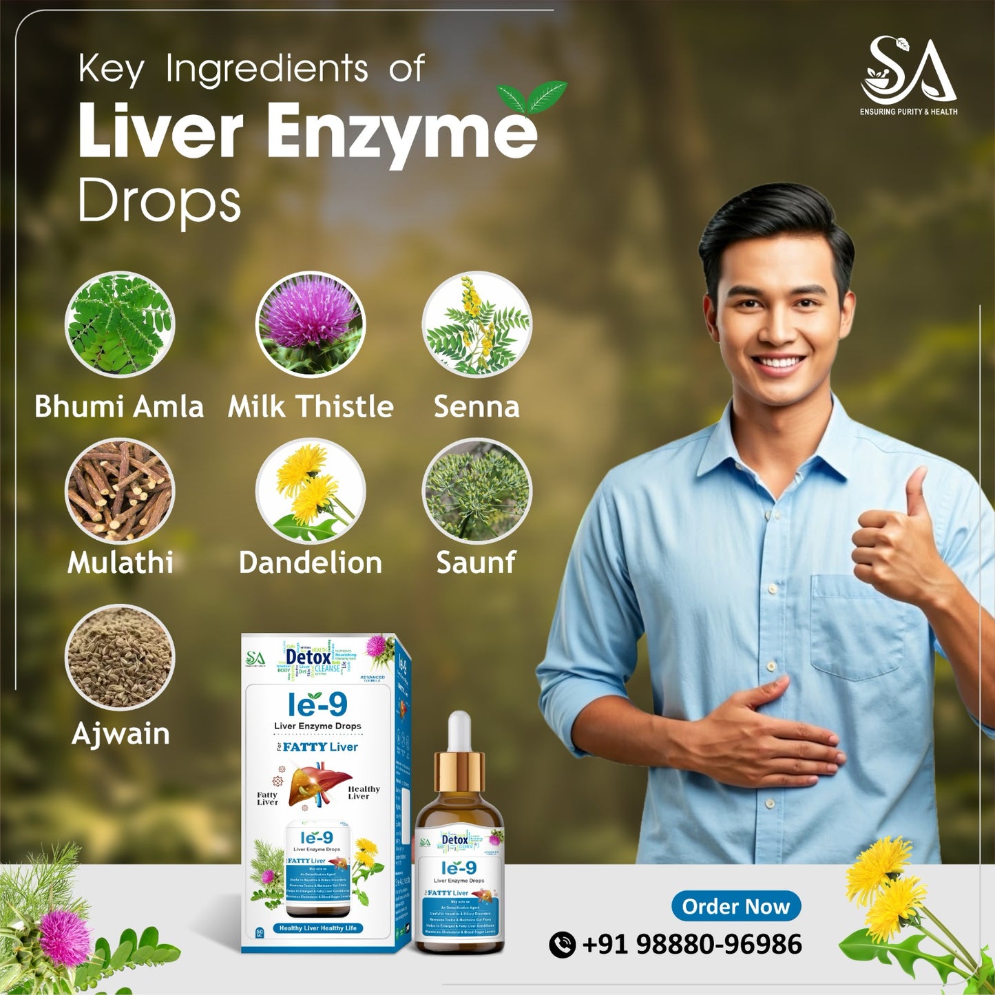 le-9 Liver Enzyme Drops – Detox Naturally, Live Healthier