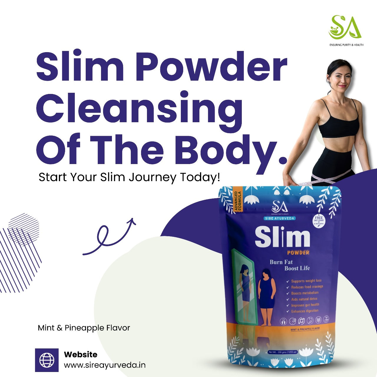 🌿 Slim Powder – Burn Fat, Boost Life