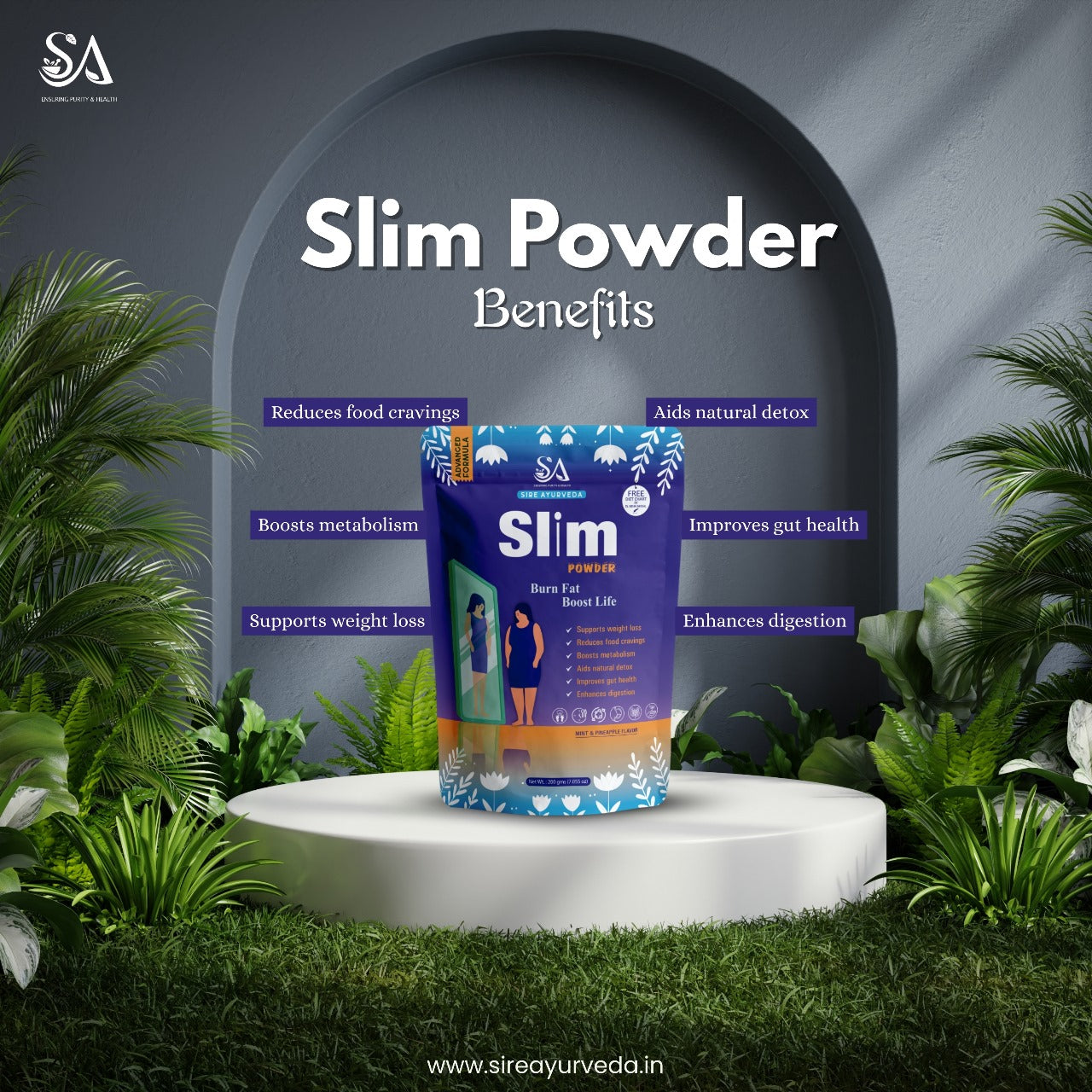 🌿 Slim Powder – Burn Fat, Boost Life
