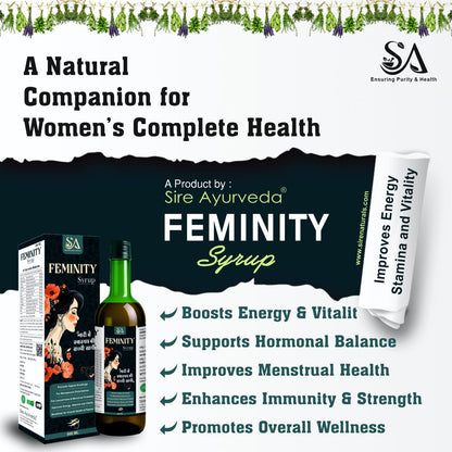 Feminity Syrup – Ayurvedic Women’s Wellness & Vitality Tonic (500ml)
