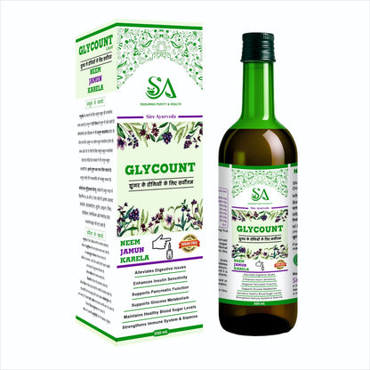 Glycount Syrup – Neem, Jamun & Karela Ayurvedic Sugar Control Tonic (500ml)