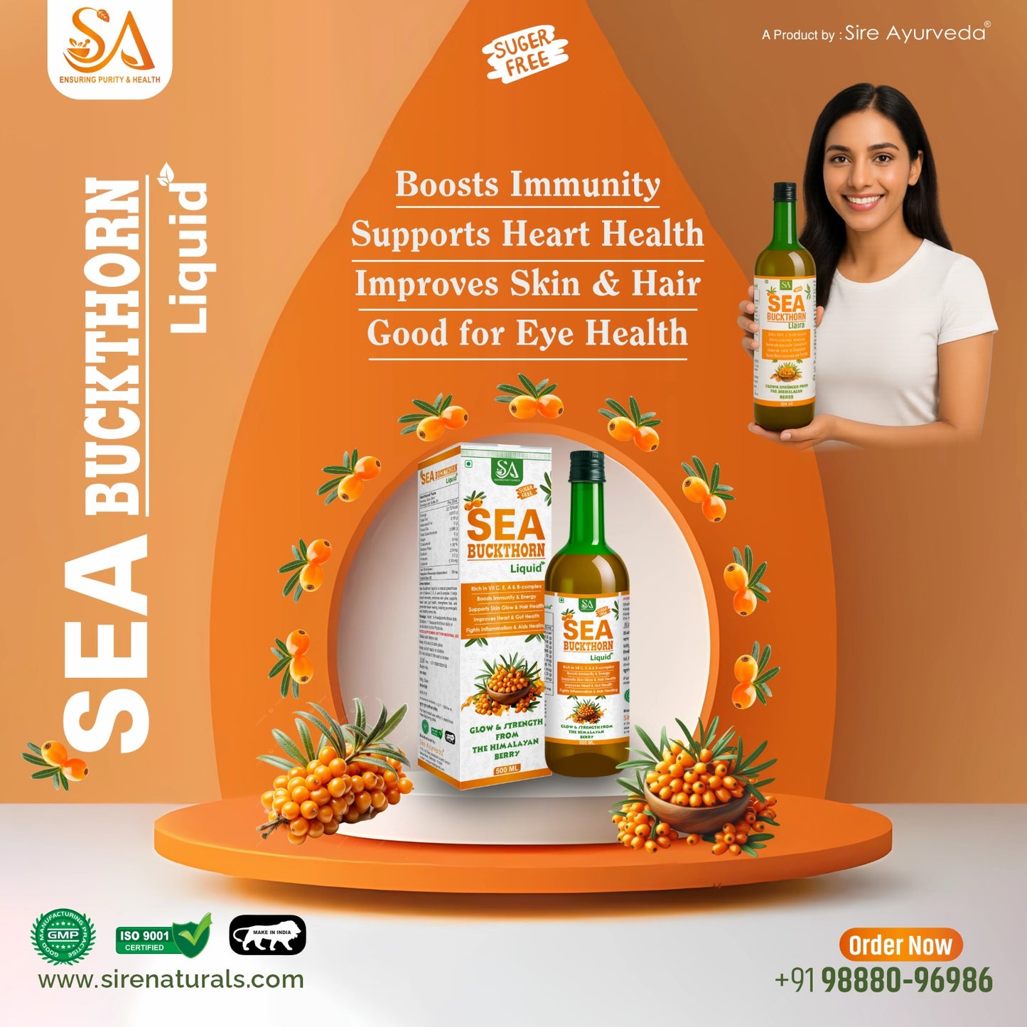 Sea Buckthorn Liquid – Glow & Strength from the Himalayan Berry