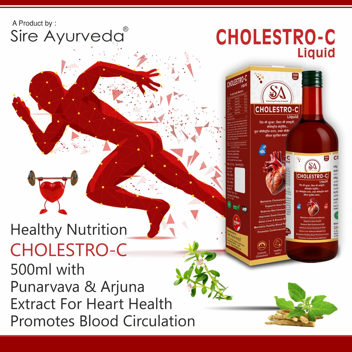 Cholestro-C Herbal Liquid – Balance Cholesterol, Boost Heart Health
